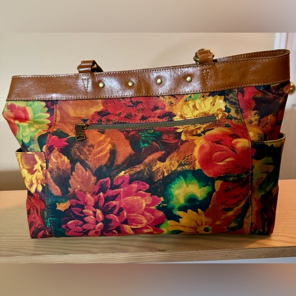 Patricia Nash Ria Patina Tote Spring Multi - Picture 3 of 11